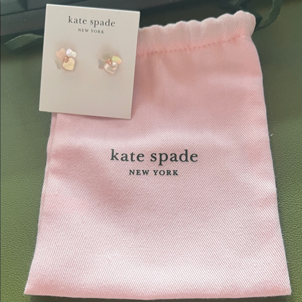Kate Spade New York Pastel Flower Stud Earrings – With Dust Bag - Picture 6 of 6